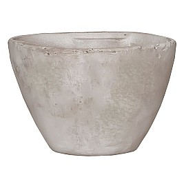 Горшок для цветов глина Mica Decorations (Голландия) белый