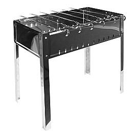 Мангал портативный Силумин (Украина), на 6 шампуров