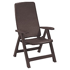 Стул пластиковый Allibert (Голландия) Montreal коричневый