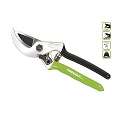 Секатор прямой садовый с контрножом Verdemax (Италия) 21 см