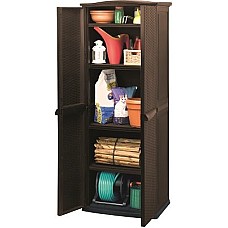 Скринька для зберігання Keter (Ізраїль) Rattan Style - Tall Shed Compact Garden 430 л