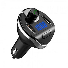 FM модулятор Bluetooch, мікро SD, 2-USB, з дисплеєм Atlanfa A33