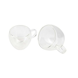 Набор стеклянных чашек Bergner Coffee & tea lovers, 100 мл, 2 шт (BG-20114-MM)