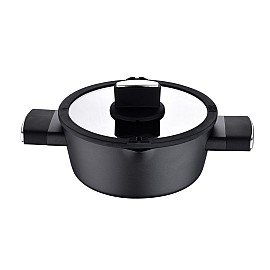 Каструля з кришкою Bergner Ion, 2 л (BG-35800-BK)