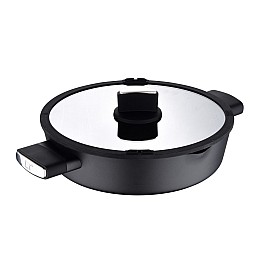 Сотейник з кришкою Bergner Ion, 3.37 л (BG-35803-BK)