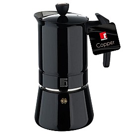 Кавоварка гейзерна Bergner Copper, мідна, 6 чашок (BG-38242-CP)