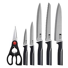 Набір ножів з ножицями Bergner Kyoto, 6 предметів (BG-8986-MM)