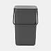 Відро для сміття Brabantia 129940 Sort & Go 25 л Відро для сміття Brabantia 129940 Sort & Go 25 л