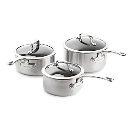 Набір ковшів з кришками GreenPan Premiere, 16 / 18 / 20 см, 1.6 / 2,1 / 3,1 л з керамічним покриттям (CC003822-001)