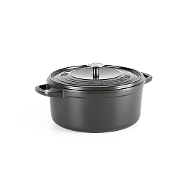 Каструля з кришкою GreenPan Featherweights, 22 см, 3,3 л з керамічним покриттям, чорний (CC005056-001)