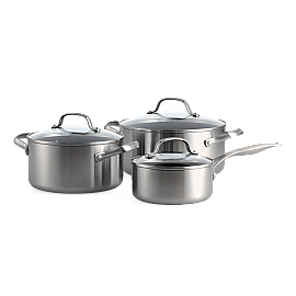 Набір посуду GreenPan Geneva, 6 предметів, 16 / 20 / 24 см, 1,5 / 3,1 / 4,8 л з керамічним покриттям (CC005244-001)