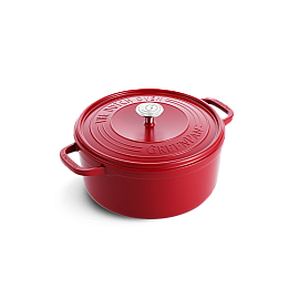 Каструля з кришкою GreenPan Featherweights, 22 см, 3,3 л з керамічним покриттям, червоний (CC005432-001)