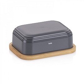 Маслянка KELA Namur, 15,5х11,5 см, темно-сіра (12083)