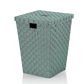 Корзина для белья KELA Alvaro, зеленая липа, 40х40х52 см (24519)