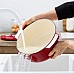 Каструля чавунна з кришкою KitchenAid, 22 см, 3,3 л, червона (CC006057-001)
