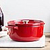 Каструля чавунна з кришкою KitchenAid, 22 см, 3,3 л, червона (CC006057-001)