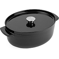 Гусятниця чавунна з кришкою KitchenAid, 30 см, 5,6 л