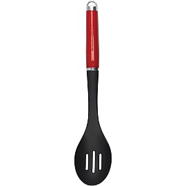 Ложка для сервіровки з прорізами KitchenAid Coreline, 35,3 см, червона (KAG004OHERE)