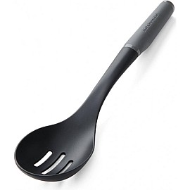 Ложка для сервіровки з прорізами KitchenAid Coreline, 33,8 см, сіра (KAS004OHCGG)