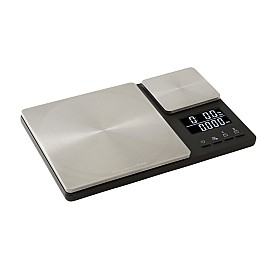 Ваги кухонні KitchenAid Measuring, з подвійною платформою, срібний (KQ909G)