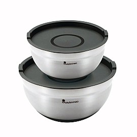 Набір мисок для змішування з кришками MasterPro Foodies collection, 2 шт (BGMP-1553)