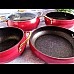 Набор посуды 9 предметов OMS 3040-Red 20Х9 см / 2,50 л. 24Х10,5см / 4,50 л. 28Х11,5 см / 6,6 л. 28Х7 см / 3,5 л   СКОВОРОДА 28Х7 см / 3,5 л