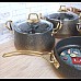 Набор посуды 7 предметов OMS 3041-IND-Gold