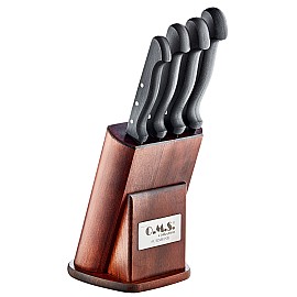 Набір ножів 4 ножа + підставка OMS 6152