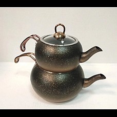 Чайник турецкий двойной ( 1,6 / 3 л. ) OMS 8210-L-Bronze