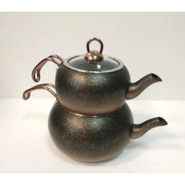 Чайник турецкий двойной ( 1,6 / 3 л. ) OMS 8210-L-Bronze