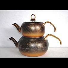 Чайник турецкий двойной ( 1,6 / 3 л. ) OMS 8210-L-Gold