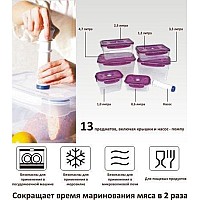 Набор вакуумных судочков Hilton VS2NS-03