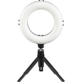 Штатив зі світлодіодним кільцем Hama SpotLight Smart 80 V2 BT Black
