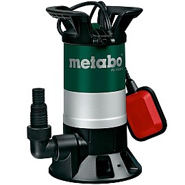 Насос погружний для брудної води Metabo PS 15000 S, 850Вт, 15000л / г, висота 9.5м, глибина 5м, 0.95бар, 6.5кг