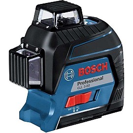 Нівелір лазерний Bosch GLL 3-80, ± 0.3 мм / м, до 30 м з приймачем 120м, 0.82 кг