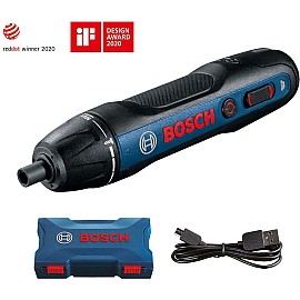 Шуруповерт Bosch GO 2 акумуляторний, 3.6В, Li-ion, 1.5 Аг, 5Нм, 360 об / хв