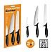 Набір ножів Fiskars Essential Starter, 3шт, блістер