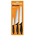 Набір ножів Fiskars Essential Starter, 3шт, блістер