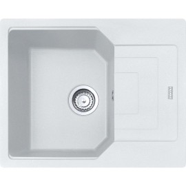 Кухонна мийка Franke Urban UBG 611-62 / 114.0574.954 / фраграніт / антибактеріальний захист / 620х500х220 / врізна, врівень зі стільницею / білий