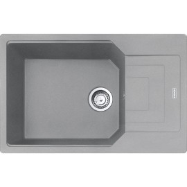 Кухонна мийка Franke Urban UBG 611-78 XL / 114.0574.982 / фраграніт / антибактеріальний захист / 780х500х220 / врізна, врівень зі стільницею / сірий камень