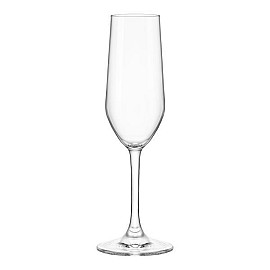 Набір келихів Bormioli Rocco Nadia Cal Champagne для шампанського, 205мл, h-224см, 4шт, скло