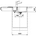 Кухонна мийка Franke Sirius 2.0 S2D 651-78 / 143.0632.391 / дві чаші / тектонайт / 780х500х200(150) / врізна / сірий