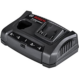 Зарядний пристрій Bosch GAX 18V-30, 10.8-18, 3А, USB-5 Ст. макс. 2.1 А