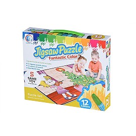 Пазл-розмальовка Same Toy Новорічна ялинка 2170Ut