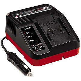 Зарядний пристрій Einhell 18V Power X-Car Charger 3A, PXC, від прикурювача 12В, 0.32 кг