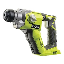 Перфоратор Ryobi ONE+ R18SDS-0 SDS+ 18В, 16мм, 1.3Дж, 4 режими роботи, 1.7кг (без АКБ і ЗП).