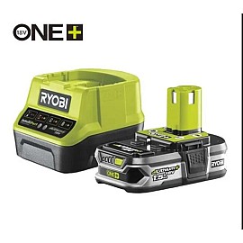 Набір акумуляторів + зарядний пристрій Ryobi RC18120-115, 18В ONE+, 1.5 Ач