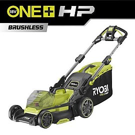 Газонокосарка акумуляторна Ryobi RY18LMX40B-0, ONE+ 18В, 40см, 40л, 18.2кг, 25-70мм, безщет., мульчування, до 400м2 (без АКБ та ЗП)