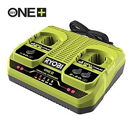 Зарядний пристрій двопортовий Ryobi ONE+ RC18240G, 18В.