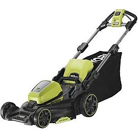 Газонокосарка акумуляторна Ryobi RY36LM40A-0, Max Power 36В, 40см, 18.6кг, 25-75мм, EasyEdge, мульчування, до 700м2, (без АКБ та ЗП)